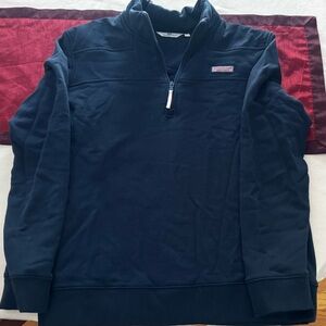Vineyard Vines Navy Quarter-Zip Pullover- Women’s